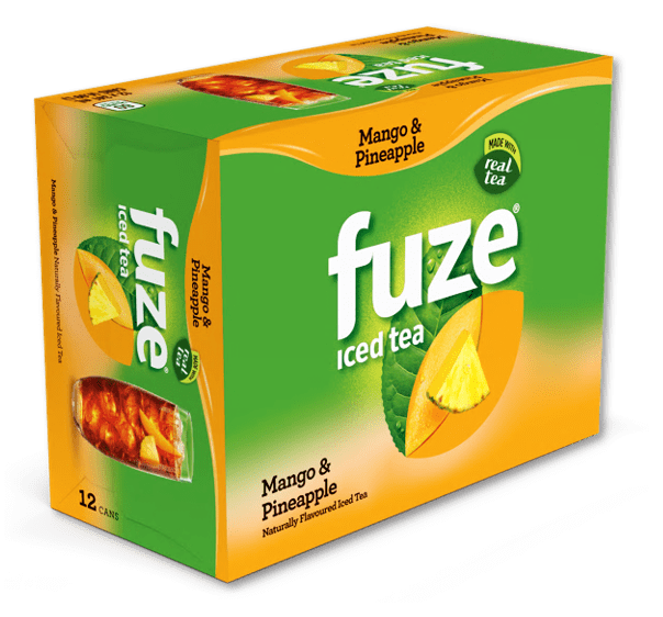 Fuze Iced Tea Mango Pineapple 12X341ML