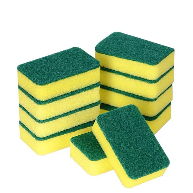 Birdeem 14Pcs Kitchen Cleaning Sponges Eco Non-Scratch for Dish Scrub Sponges