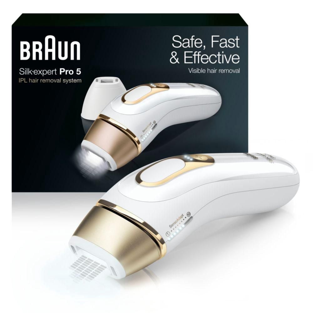 Braun IPL Silk-Expert Pro 5 Laser Hair Removal at Home, Permanent