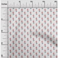 thumbnail image 2 of oneOone Velvet Red Fabric Dot Craft Projects Decor Fabric Printed By The Yard 58 Inch Wide, 2 of 4