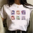 thumbnail image 2 of Women's Genshin Impact Short Sleeve T-Shirt Round Neck Regular Fit Polyester, 2 of 9