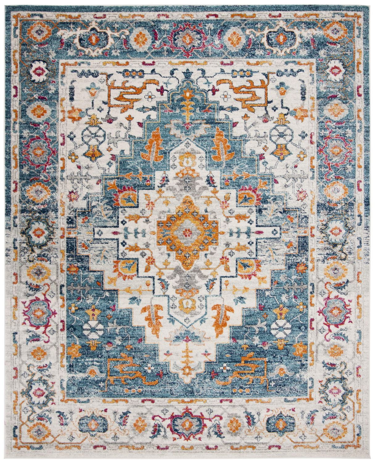 SAFAVIEH Madison Blaire Floral Bordered Area Rug