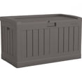 thumbnail image 1 of Suncast 50 gal Resin Deck Box with Seat – Weather-Resistant Outdoor Storage and Seating Solution - Stoney, 1 of 3