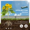 thumbnail image 4 of Outsunny 95" x 36" x 12" Galvanized Raised Garden Bed for Flowers, Green, 4 of 10
