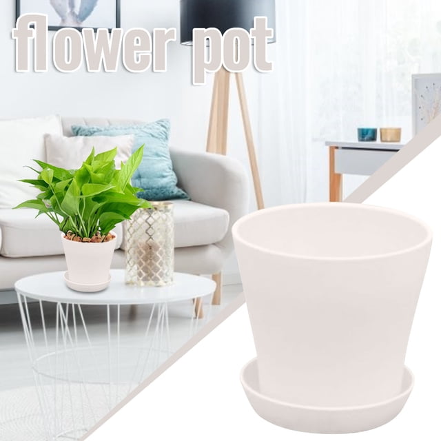 RYRDWP 3 Pcs Pot Ouvert Résine PP Balcon Plante Verte Jardinage Taille Haute Long Pot