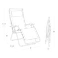 thumbnail image 2 of Lafuma Zen Edition Chaise de Détente Réglable, Fauteuil à Accoudoirs Multi-Positions, Seigle, 2 of 7