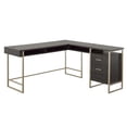 thumbnail image 1 of Sauder Walter Heights L-Desk, Blade Walnut, 433372, 1 of 9