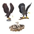 thumbnail image 4 of Ensemble de Statues Eagle 3 Pcs Modèle de Eagle Réaliste Volant Ornement de Simulation Eagle, 4 of 9