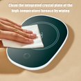 thumbnail image 4 of Cup Warmer under $5! CQCYD USB Cup Warmer, 55°C Auto Heat Keeping Mug Warmer Pad, Smart Warming Plate for Coffee Tea Milk, Office Desk Warmer for Home Use, 4 of 9