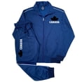 thumbnail image 1 of Men's Canada Print Designer Heritage Tracksuit With Track Jacket & Jogger Trackpants, 1 of 2