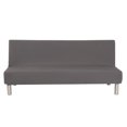thumbnail image 2 of CHOK 2024 Futon Slipcover Armless Sofa Covers Stretch Sofa Bed Slipcover Protector Elastic (Light Gray Animal), 2 of 7