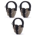 thumbnail image 1 of Walkers Razor Slim Protection Electronic Shooting Ear Muffs, Dark Earth (3 Pack), 1 of 10