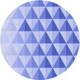 thumbnail image 1 of Ahgly Company Tapis d'Intérieur Lavable en Machine Carré Bleu Ruban Bleu, 3 Pieds Carré, 1 of 7