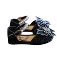 thumbnail image 2 of Kmbangi Sandales à Perles pour Fille, Chaussures d'Été Décontractées de Danse de Rue pour Enfants avec Papillon en Strass, 2 of 8