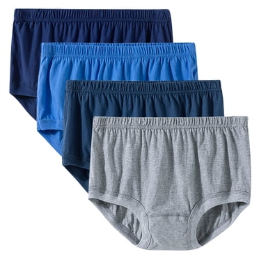 ylioge Lot de 4 Culottes pour Femmes Grande Taille g-4TG Culottes Taille Haute en Coton Multipack pour Dames Unies Respirantes Couvrance Totale Culottes Échancrées
