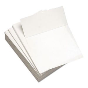 Domtar DMR8821 20 lbs 8.5 x 11 Custom Cut-Sheet Copy Paper for 92 Bright, Micro-Perforated 3.66 in. from Top, White - 500 Per Ream