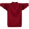 thumbnail image 1 of Cameland T-Shirts pour Hommes Grande Taille en Coton à Manches Longues Décontractés à Col Rond T-Shirts Coupe Classique Doux Confortables Hauts Basiques, 1 of 5