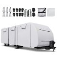 thumbnail image 1 of Unique Bargains 1 Set Waterproof RV Trailer Cover Fits 18'-20' with Extra Windproof Ropes and Gutter Covers Silver Tone, 1 of 1