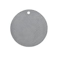 thumbnail image 1 of Tapis Rond en Caoutchouc Sans Toxines Antidérapant Résistant à la Chaleur Lavable Isolation de Table pour Tasse Bol Gris 15.5cm/6.1 Po, 1 of 1