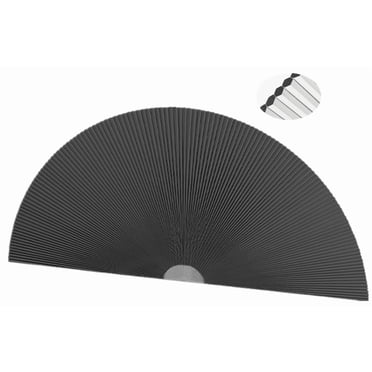 Arch Window Blackout Shades,Cellular Half Round Window Shade,Self Adhesive No Drill 90% Shade Pleated Blinds Window Moon Cover Easy to Cut and Install
