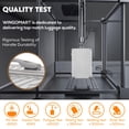 thumbnail image 3 of WINGOMART Ensemble de Bagages 2 Pcs Léger Durable PC+ABS Rigide, Roues Doubles Pivotantes, Cadenas TSA - 20 Po et 28 Po, 3 of 9