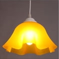 thumbnail image 2 of GROWTH TANK Modern Flower Shaped Ceiling Pendant Light Lamp Shade Chandelier Yellow, 2 of 9