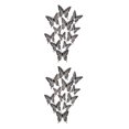 thumbnail image 1 of relayinert Decorative Butterflies Wall Stickers - Beautiful Addition To Home Multiple LK12 black 2Set, 1 of 6