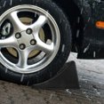 thumbnail image 3 of OULII 2 Pcs Trailer Wheel Chocks Black ABS Prevents Vehicle Slip for Braking, 3 of 8