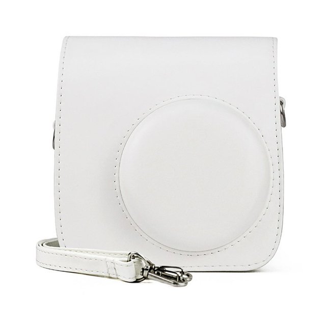 Storage Bag Dust-proof Shock-proof Waterproof Mini Camera Vintage Faux Leather Protective Pouch for Fujifilm-Instax Mini 7+