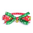 thumbnail image 2 of Cat Dog Christmas Snowflake Detachable Adjustable Pet Bell Collar Neck Strap, 2 of 5
