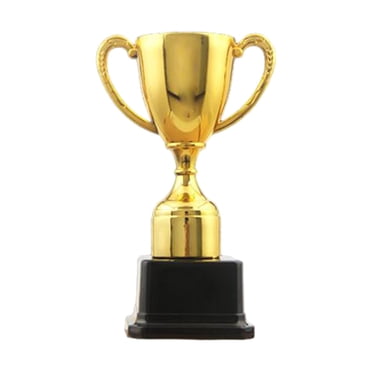 Accessoires de Trophée de Récompense Trophée d'Or Gobelet de Trophée pour Compétition de Récompense en Classe 23 cm
