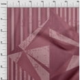 thumbnail image 3 of oneOone Rayon Dark Magenta Fabric Geometric Diamond With Stripes Craft Projects Decor Fabric Printed By The Yard 56 Inch Wide, 3 of 4