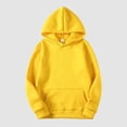 thumbnail image 5 of Women's Slim Pullover Hoodies - Artificial Short Velvet Sweaters, Long Sleeve with Pockets, Suitable for Winter and Fall, 95% Polyester, Multiple Sizes, 5 of 5