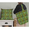 thumbnail image 5 of Soimoi Green Silk Fabric Colorful Butterfly Printed Craft Fabric by the Yard 42 Inch Wide, 5 of 5