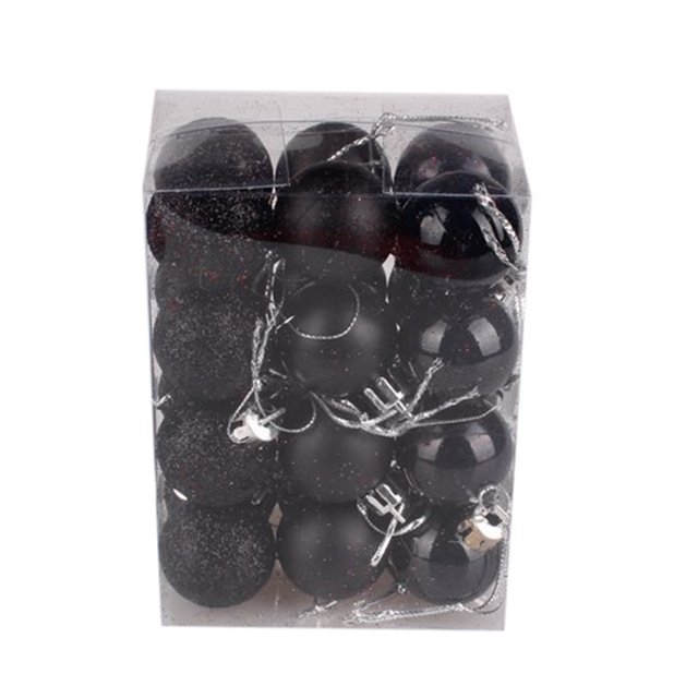 XZNGL Bathroom Organizers Kitchen Storage Rack 30Mm Christmas Xmas Tree Ball Bauble Hanging Home Party Ornament Decor