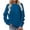 bleu, variante sur Mlzmgr Chandails Molletonnés pour Femmes à Manches Longues avec Poches, en Molleton, Chauds pour l'Extérieur, Hauts Décontractés pour Femmes, Couleur Unie