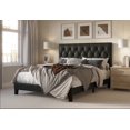 thumbnail image 2 of HMD Daisy Queen Upholstered Platform Bed, PU Black, 2 of 5