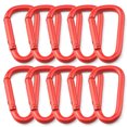 thumbnail image 1 of 10 Pcs Mousquetons en Forme d'Anneau en Alliage d'Aluminium pour Extérieur, 1 of 7