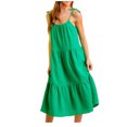 thumbnail image 2 of EGNMCR Robes de Fête pour Femmes Robe Décontractée à Volants Dos Nu Printemps et Été Jupe Courte, 2 of 8