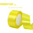thumbnail image 2 of ORUYROP 1-1/2 Inch Wide Double Face Satin Ribbon-25 Yards，Gift Bag Decoration Wedding Chair Back Handmade Bow (Bright yellow), 2 of 7
