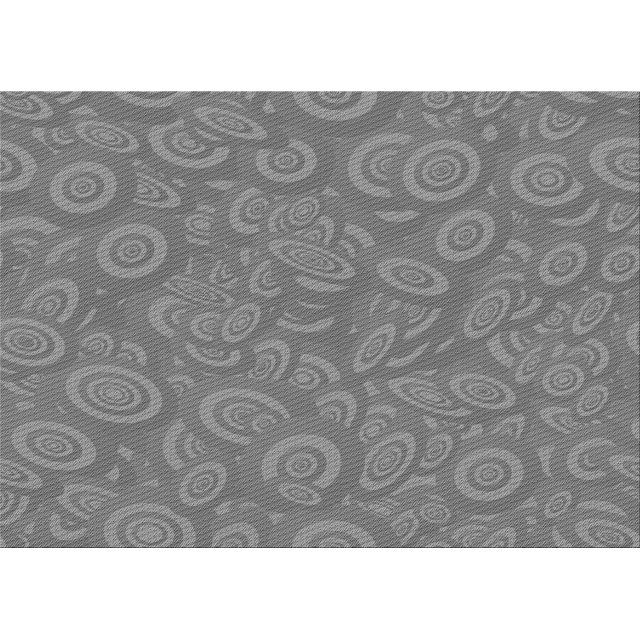 Ahgly Tapis Rectangulaire Lavable en Machine Intérieur Transitionnel Gris Foncé, 7 Pieds x 10 Pieds