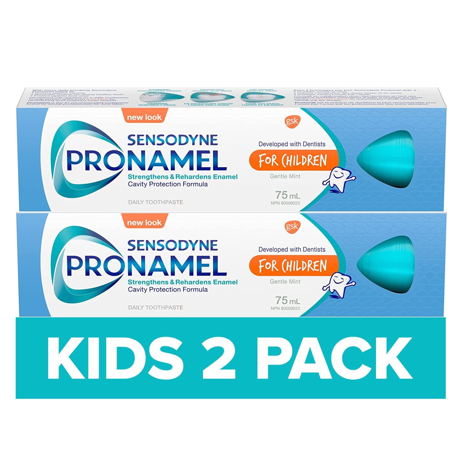 SENSODYNE PRONAMEL for Children Toothpaste Value pack 2x75ml