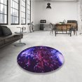 thumbnail image 4 of Ahgly Company Machine Washable Indoor Rectangle Transitional Purple Amethyst Purple Area Rugs, 2' x 3', 4 of 7