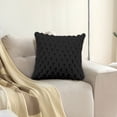 thumbnail image 3 of Yhmxh Pillow Covers Throw Pillow Covers Pillow Protector Weaving Snowflake Velvet Solid Color Pillow Office Sofa Lumbar Support Pillow Bedside Support Pillowcase Cushion Cushion Cover, 3 of 7