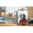 thumbnail image 2 of Ahgly Tapis Rectangulaire Traditionnel Rouge Cramoisi Lavable en Machine, 4 Pieds x 6 Pieds, 2 of 7
