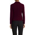thumbnail image 3 of INSPIRE CHIC Blazer de Travail pour Femme Col à Revers Veste à Manches Longues Blazer de Complet Rouge Violacé m, 3 of 6