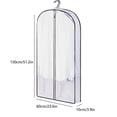 thumbnail image 3 of Birdeem Garment Bag Suit Bag for Closet Storage and Travel Foldable Garment Bag with Two Transparent Window for Hanging Clothes Travel Suit Bag for Suits Skirts Jacket, 3 of 12