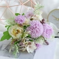 thumbnail image 1 of TopLLC Simulated Bouquet Of Home Decoration Flowers Simulated Rose Bouquet Of Small Handlebars Of Roses, 1 of 2