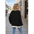 thumbnail image 4 of T-shirts à Manches Longues pour Femmes Noir TTG, 4 of 8