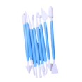 thumbnail image 3 of 8PCS/Set Sugar Craft Fondant Cake Pastry Carving Cutter Chocolate decorating cutter Craft Decorating Clay Modelling Plastic Baking Tool, 3 of 8